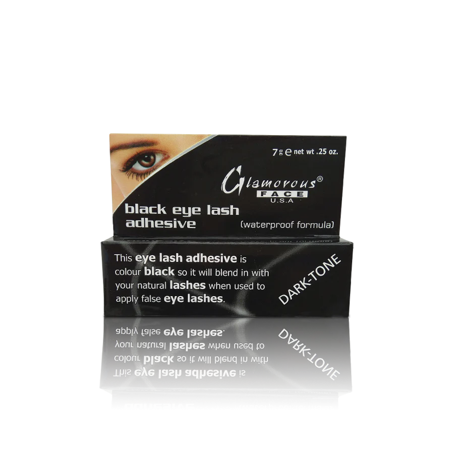 Glamorous Face Transparent Eyelash Adhesive (Black)