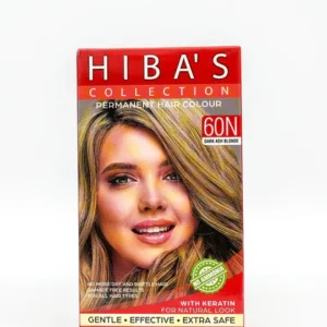 Hibas'c Hair Color 60n dark ash blonde light Brown (60-ml)