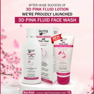 Derma Clean 3D Pink Fluid Lotion + Face Wash Bundle