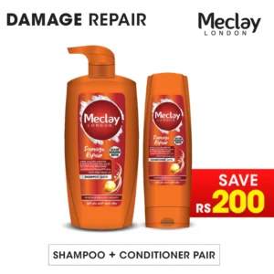 Meclay London Damage Repair Shampoo 660ml + Conditioner 180ml